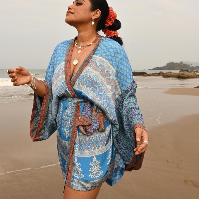 If Saris Could Talk Kimono- Royal Haveli from Loft & Daughter