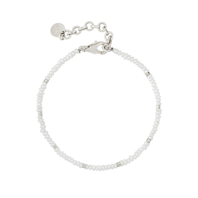Arambol Pearl Bracelet Silver from Loft & Daughter