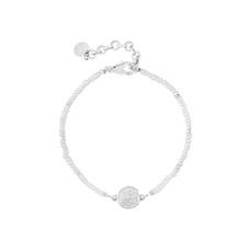 Baby Lakshmi Pearl Stacking Bracelet Silver via Loft & Daughter