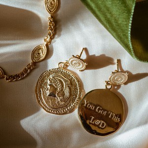 You Got This/ Athena Earrings Silver from Loft & Daughter