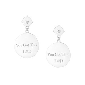 You Got This/ Athena Earrings Silver from Loft & Daughter