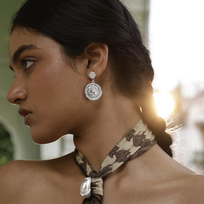 You Got This/ Athena Earrings Silver from Loft & Daughter