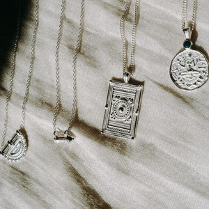 Kasha Pendant Silver Outlet from Loft & Daughter