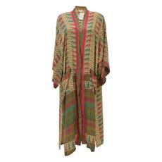 If Saris Could Talk Maxi Kimono- Paisley Pop via Loft & Daughter