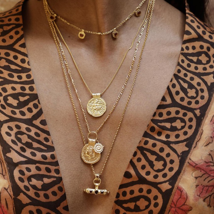 You Got This/ Athena Shield Pendant from Loft & Daughter