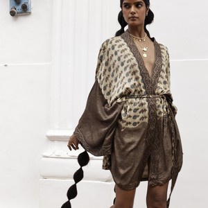 If Saris Could Talk Kimono- Sacred Earth from Loft & Daughter