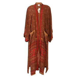 If Saris Could Talk Maxi Kimono- Fired Floral from Loft & Daughter