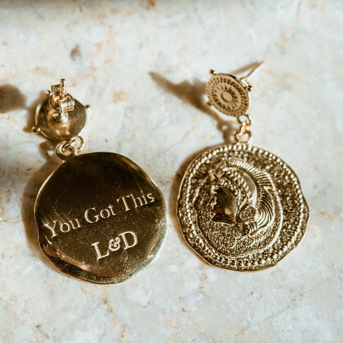 You Got This/ Athena Earrings from Loft & Daughter