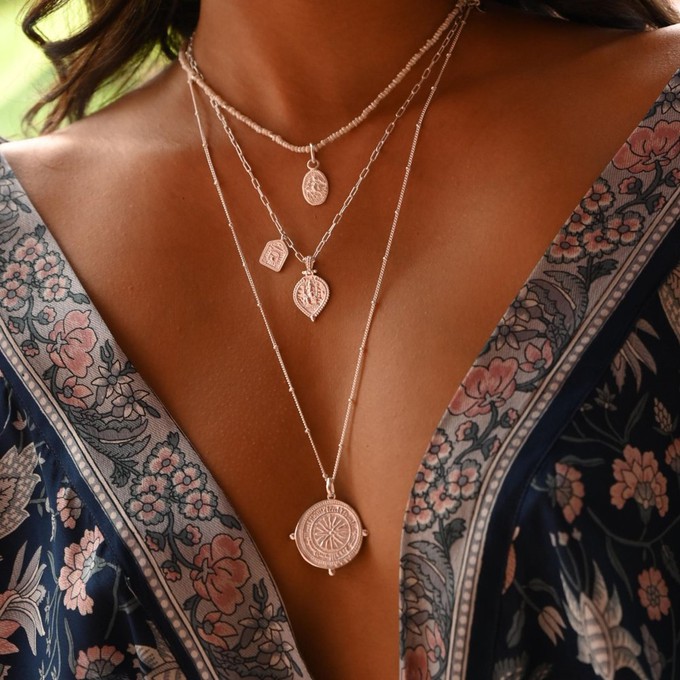 Divine Compass Pendant Silver- PRE-ORDER from Loft & Daughter