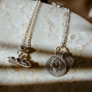 You Got This/ Athena Shield Pendant Silver from Loft & Daughter