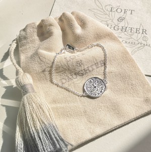 Lakshmi Coin Bracelet Silver Outlet from Loft & Daughter