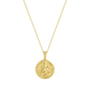 The Protectress Pendant Gold Vermeil from Loft & Daughter