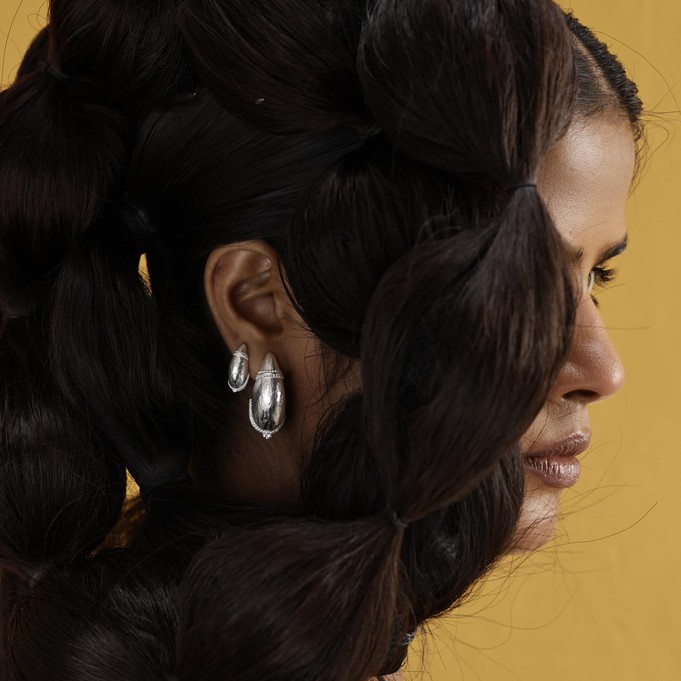 Baby Valora Hoops Silver from Loft & Daughter