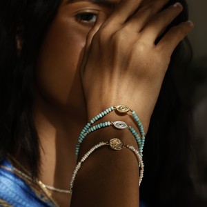 Baby Lakshmi Pearl Stacking Bracelet from Loft & Daughter