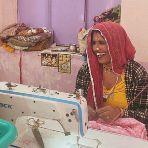 If Saris Could Talk Maxi Kimono- Season's Bloom from Loft & Daughter