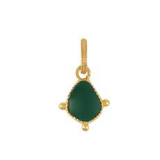 Soul Stone Charm Green Onyx via Loft & Daughter
