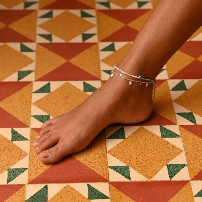 Bali Bishnoi Anklet Silver from Loft & Daughter