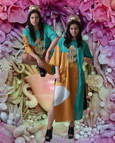 DUNJA green – dress van logocomo