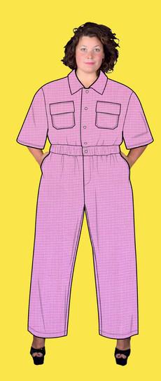 Made-to-order! Pink Gingham Checks! van logocomo