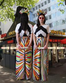 BARDINY striped – top van logocomo