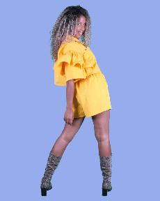 DANNY yellow – 2-piece van logocomo