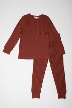 Unisex pyjama Madder Brown via Lomi Essentials