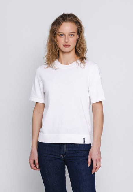 FINEST COTTON T-SHIRT WOMEN | Creme from Loop.a life