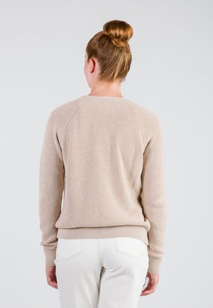 COTTON FINE CARDIGAN BUTTON | Sand from Loop.a life