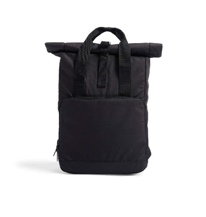 Recycled Twin Handle Roll Top Backpack from Lost in Samsara