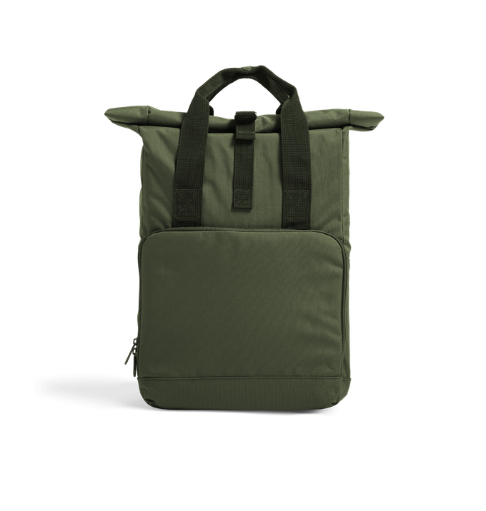 Recycled Twin Handle Roll Top Backpack from Lost in Samsara