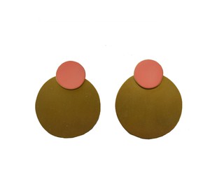 LIS Exclusive Coloured Round Statement Earrings from Lost in Samsara