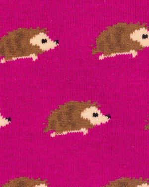 Swole Panda bamboesokken met egels – pink from Lotika