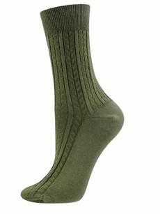 Ewers katoenen sokken dames ribbed - olijfbruin - mt  35-38 via Lotika