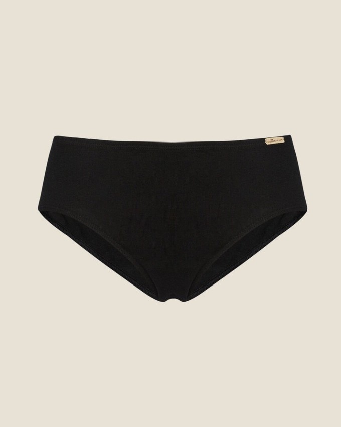 Comazo dames slip 100% katoen – zwart from Lotika