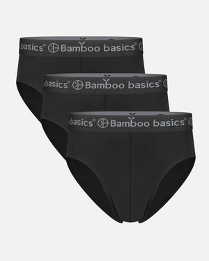 Bamboe herenslips James - zwart from Lotika