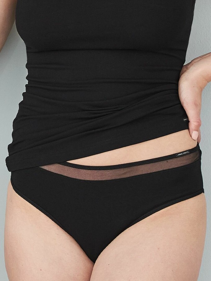 Living Crafts slip bio katoen Isalie - zwart from Lotika