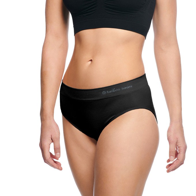 Bamboe slip naadloos Belle 3-pack - zwart from Lotika