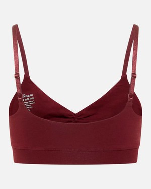 Tranquillo bralette bh Tencel fired brick from Lotika