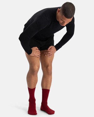 Bamboe sokken Beau 3 pack - bordeaux from Lotika