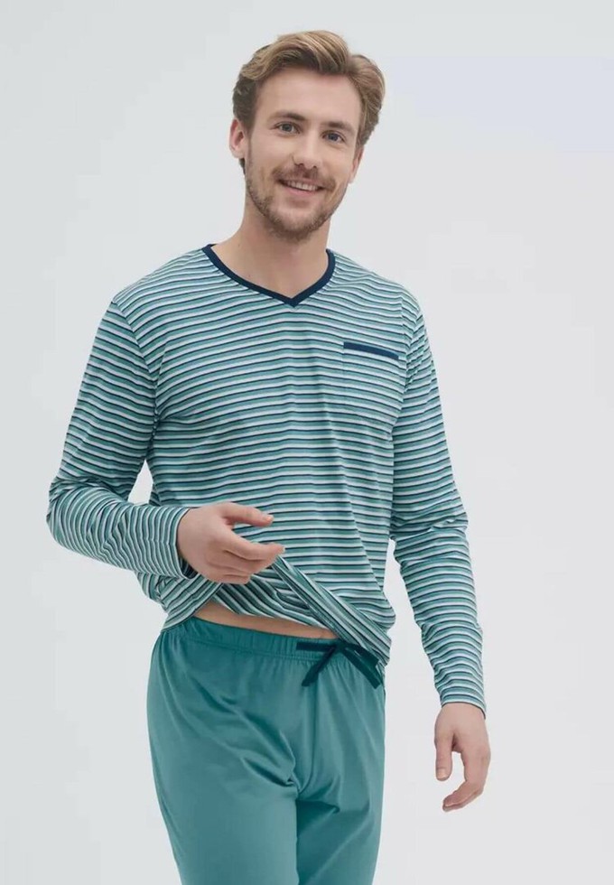 Living crafts heren pyjama set Colin - reef waters mt XXL from Lotika