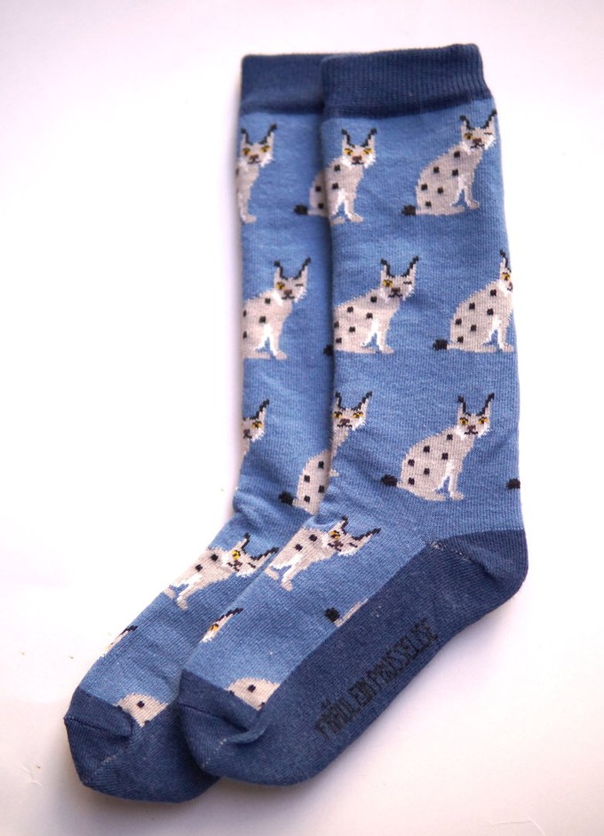 Bio kinder kniekousen met lynxen maat 19-22 from Lotika