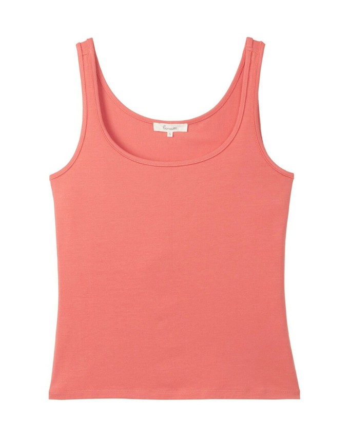 Tranquillo dames hemd Tencel - coral from Lotika