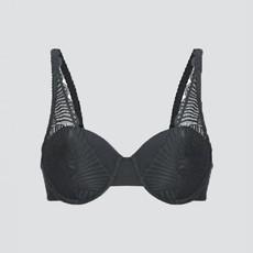 Comazo BH biologisch katoen met padding - graphite - maat 90B via Lotika