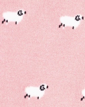 Swole Panda bamboe sokken schapen - roze from Lotika