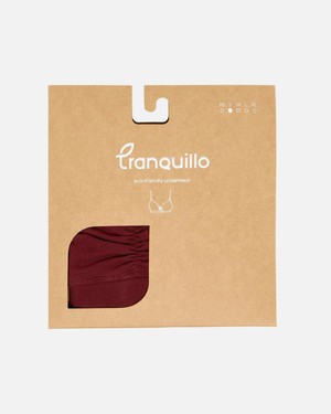 Tranquillo bralette bh Tencel fired brick from Lotika