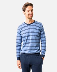 Living crafts heren pyjama set Alvar - ocean blue via Lotika