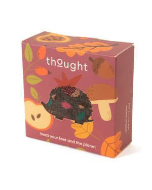 Thought bamboe damessokken giftbox egels - grey marl from Lotika