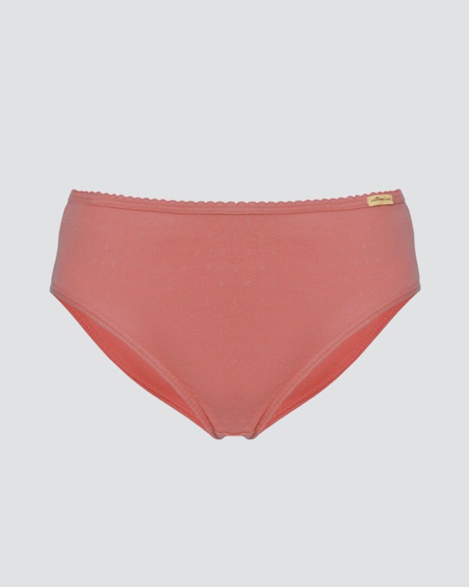 Comazo dames slip 100% biologisch katoen – old rose from Lotika