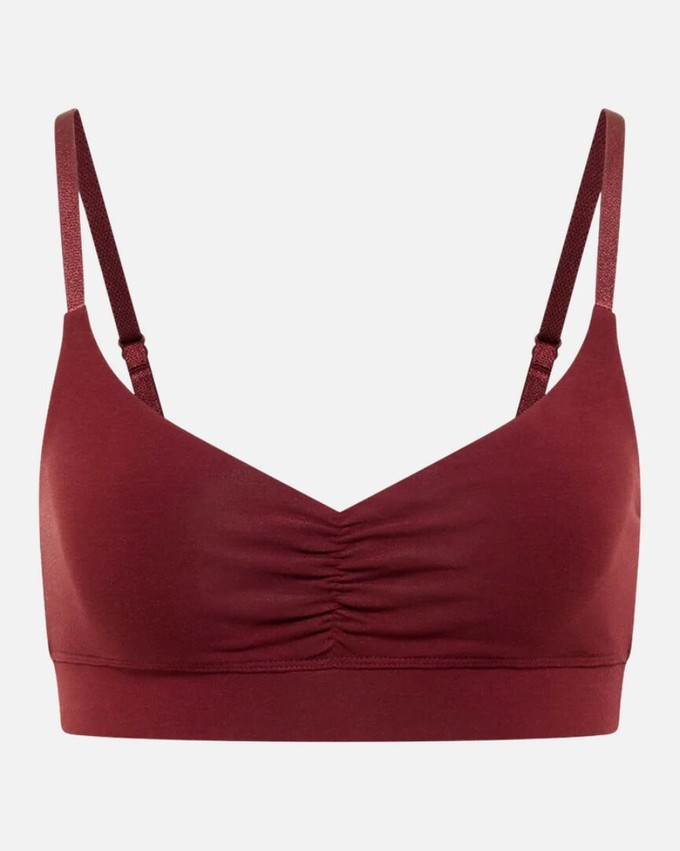 Tranquillo bralette bh Tencel fired brick from Lotika
