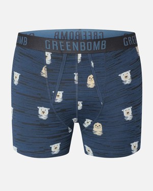 Greenbomb boxershort ijsbeer - blauw from Lotika Greenbomb boxershort ijsbeer - blauw from Lotika